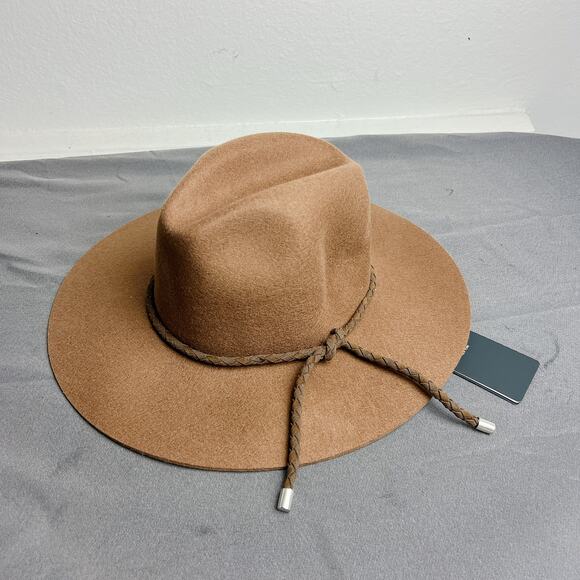 Rag & Bone Valencia Wool Felt Fedora Hat Brown NWT main image 3